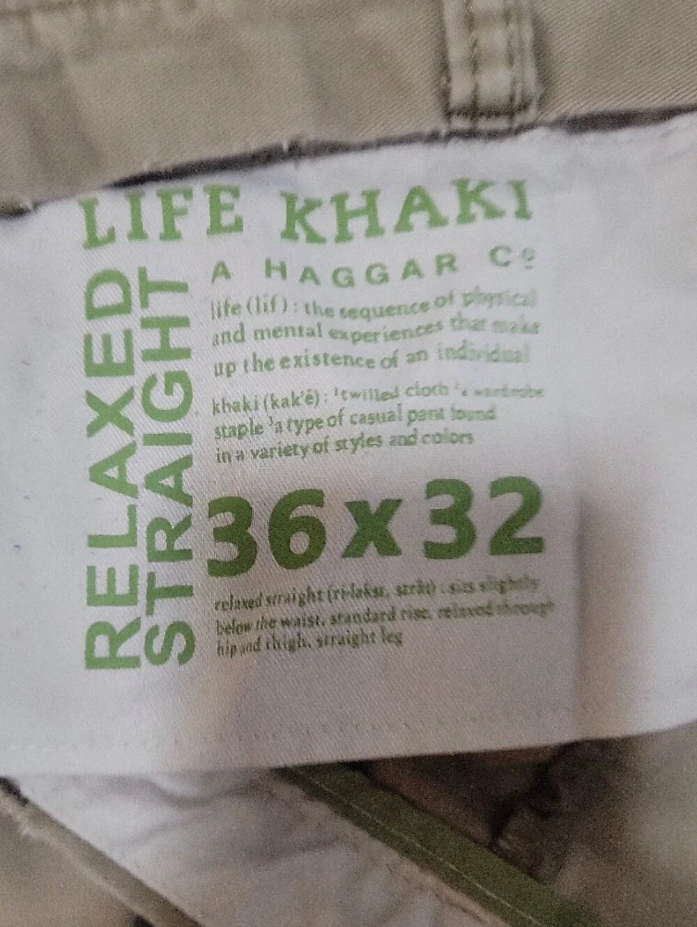 Haggar classic chinos